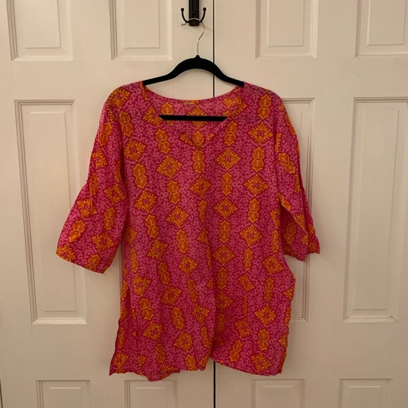 Preppy Cover Up Tunic - Picture 1 of 4